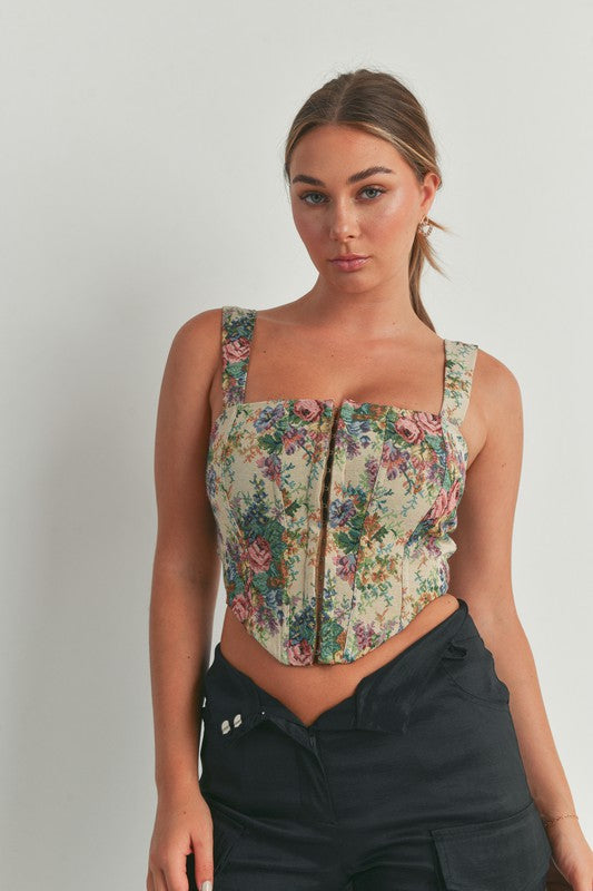 Love Quotes Corset Top