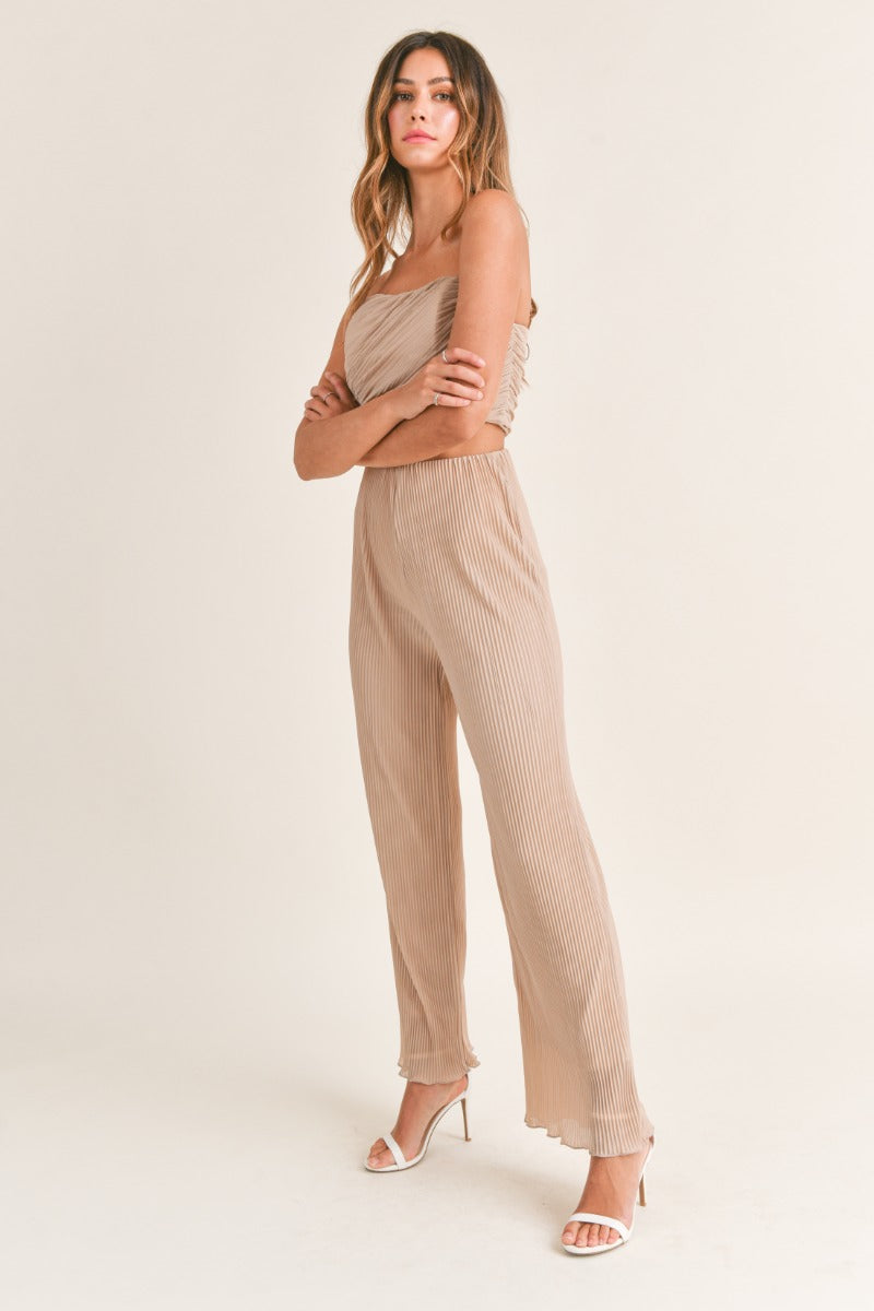 Pleated Pants Set