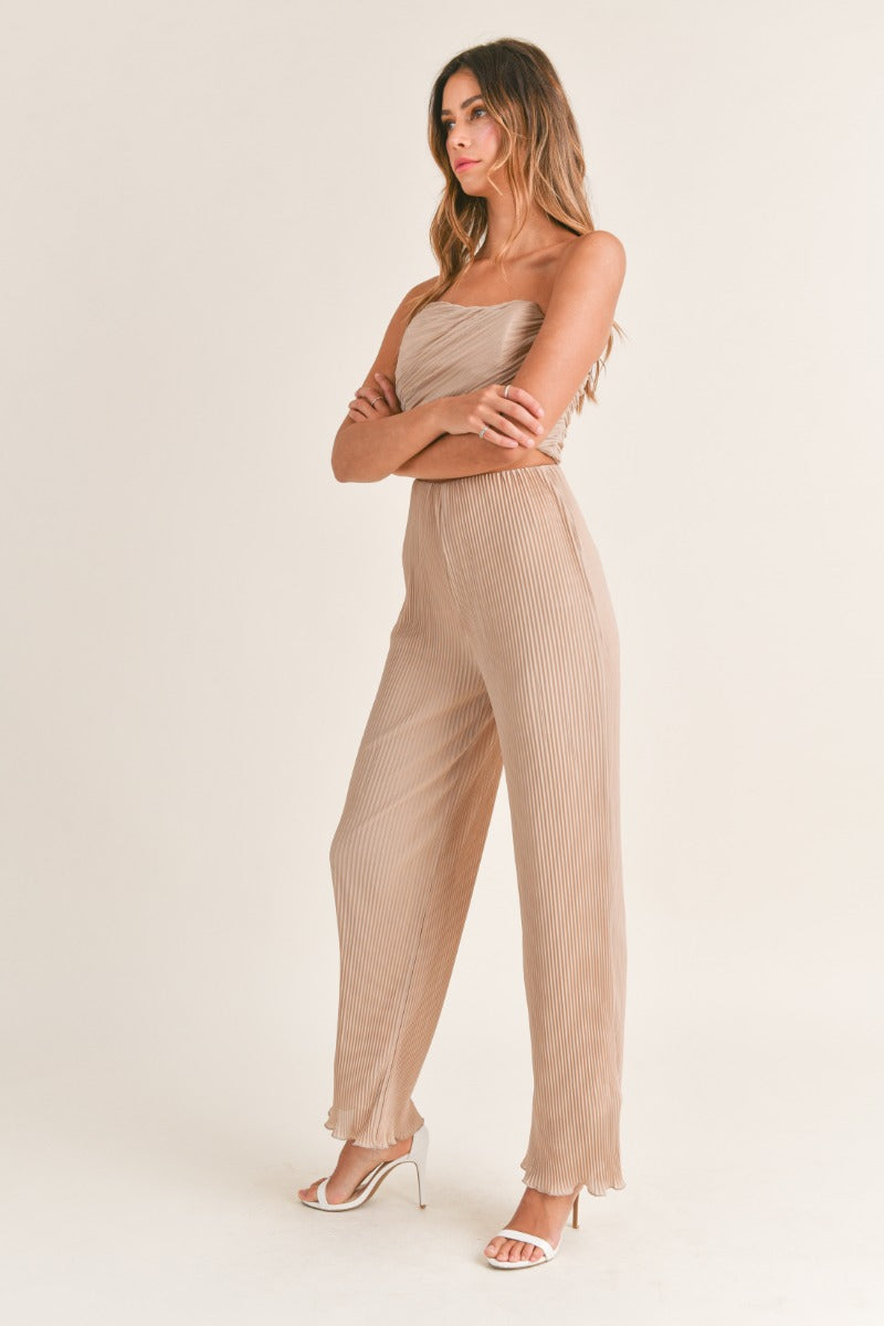 Pleated Pants Set